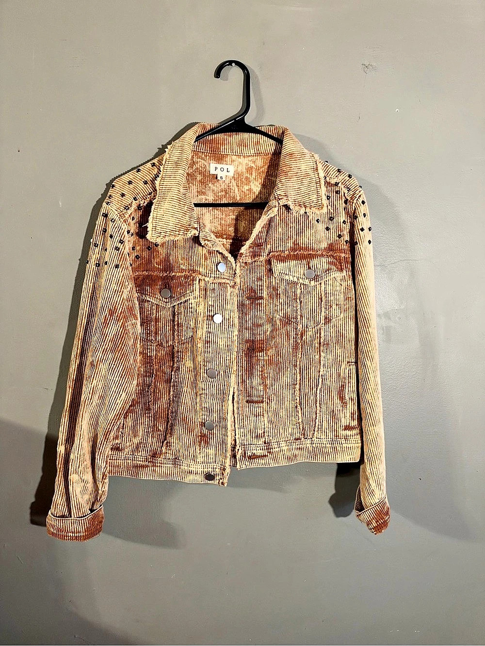 POL Corduroy Studded Jacket Size Small